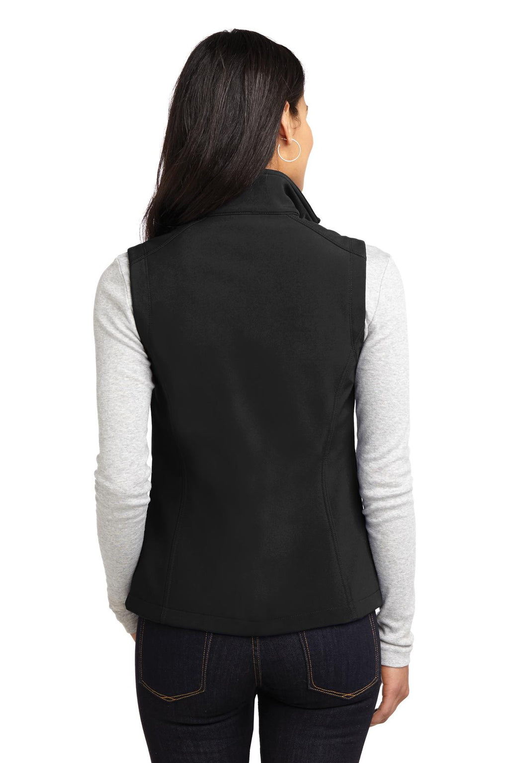 Port Authority Women's Core Soft Shell Vest. L325 - Black - back