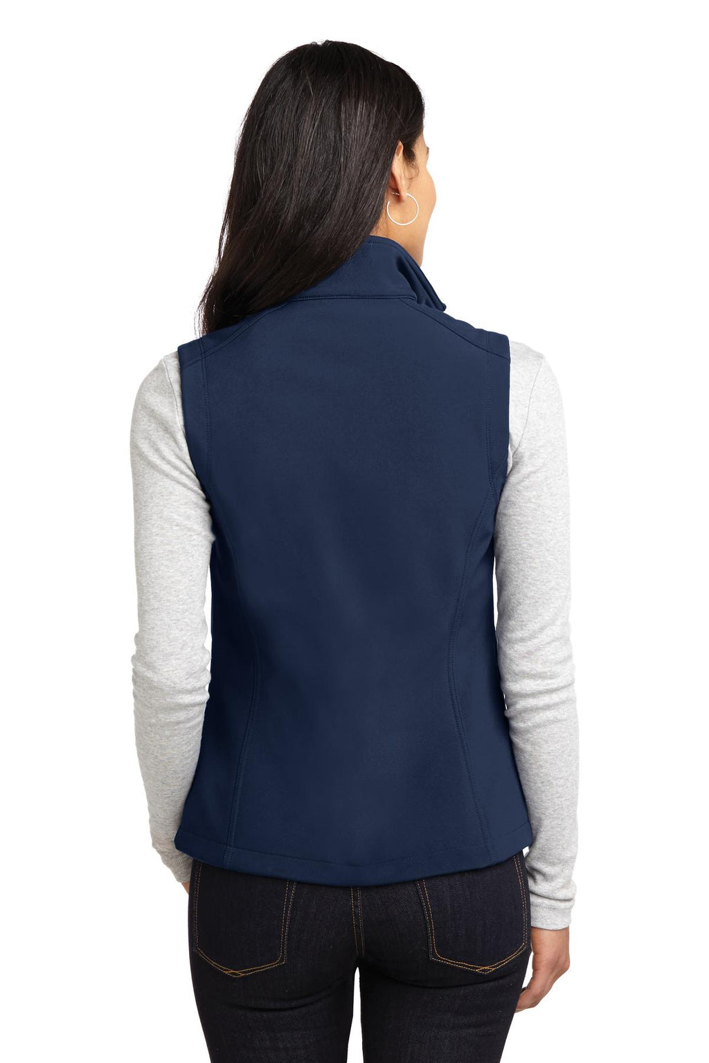 Port Authority Women's Core Soft Shell Vest. L325 - Dress Blue Navy - back
