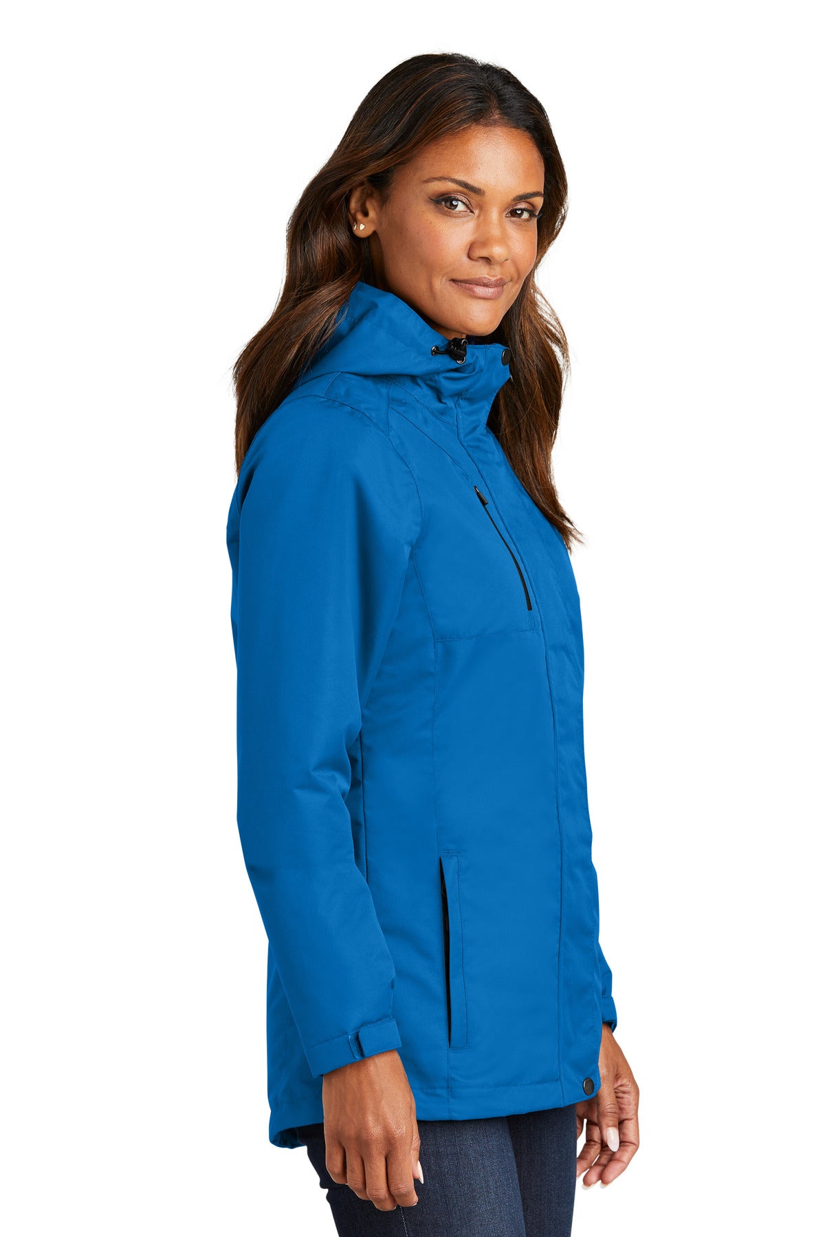 Port Authority Women's All-Conditions Jacket. L331 - Direct Blue - side