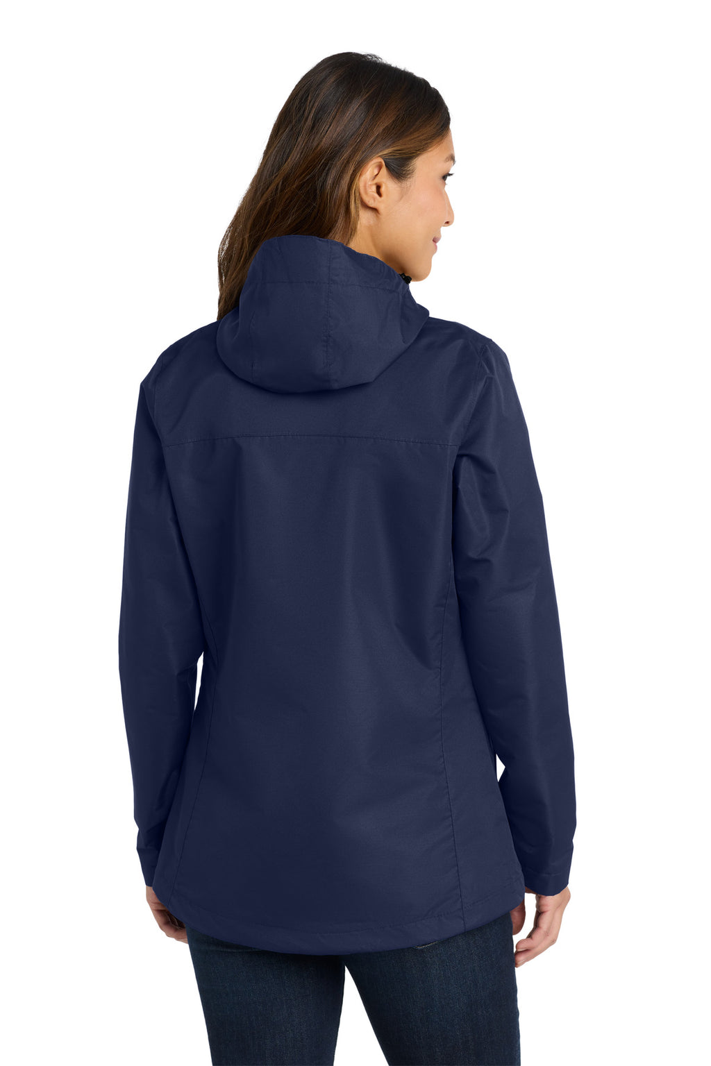 Port Authority Women's All-Conditions Jacket. L331 - True Navy - back