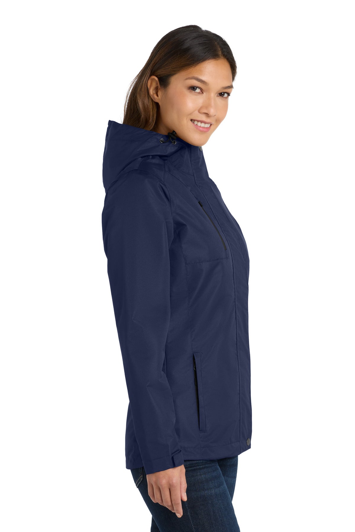 Port Authority Women's All-Conditions Jacket. L331 - True Navy - side