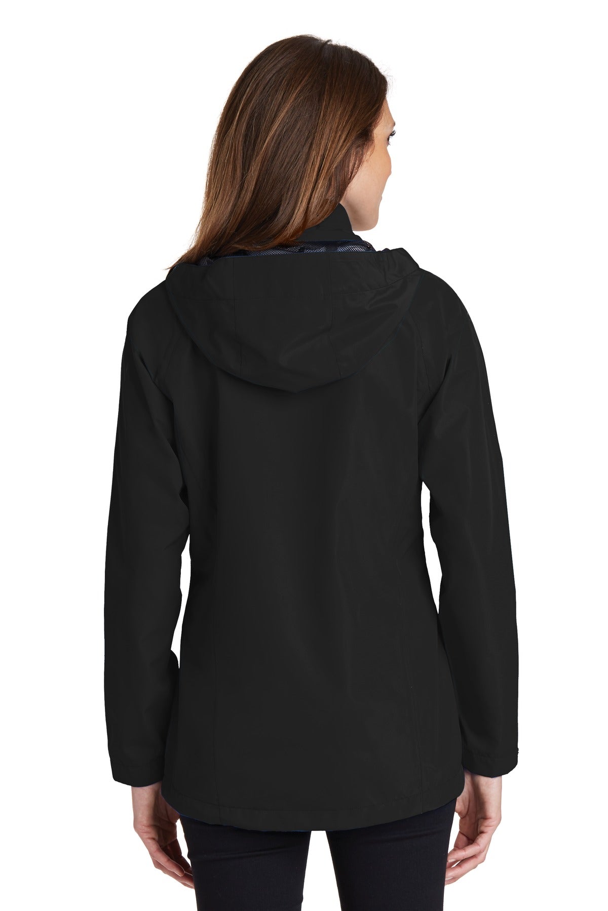 Port Authority Women's Torrent Waterproof Jacket. L333 - Black - back
