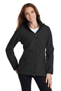 Port Authority Women's Torrent Waterproof Jacket. L333 - Black - front