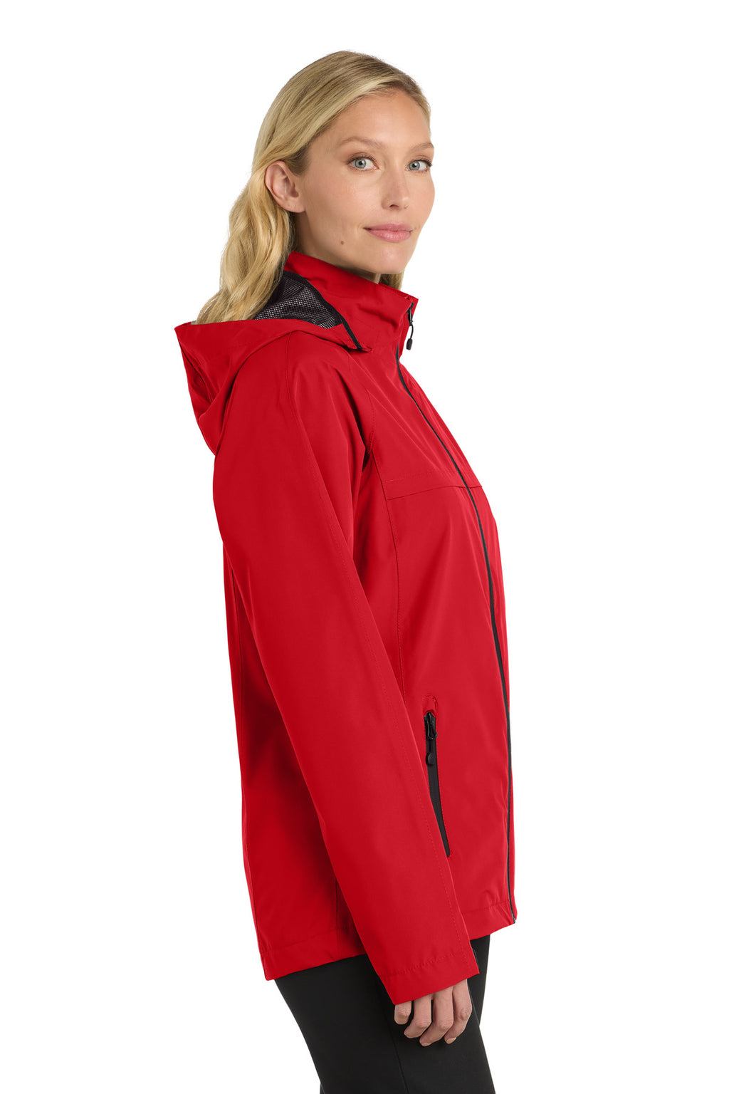 Port Authority Women's Torrent Waterproof Jacket. L333 - Deep Red - side