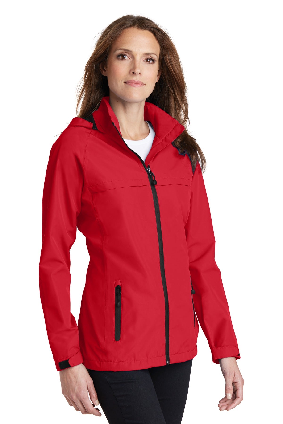 Port Authority Women's Torrent Waterproof Jacket. L333 - Engine Red - three_q