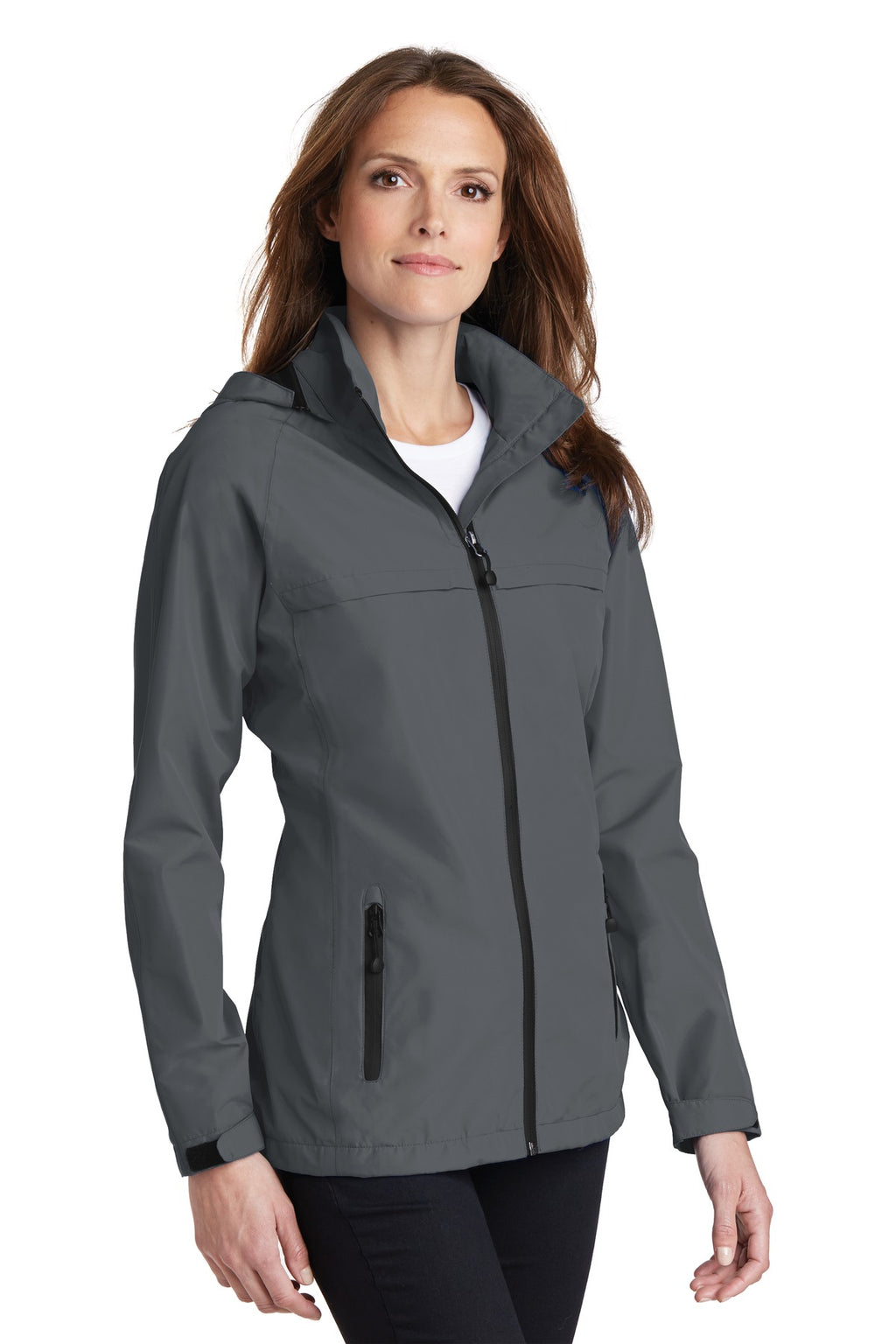 Port Authority Women's Torrent Waterproof Jacket. L333 - Magnet - three_q