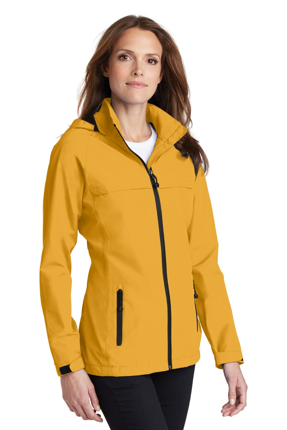 Port Authority Women's Torrent Waterproof Jacket. L333 - Slicker Yellow - three_q