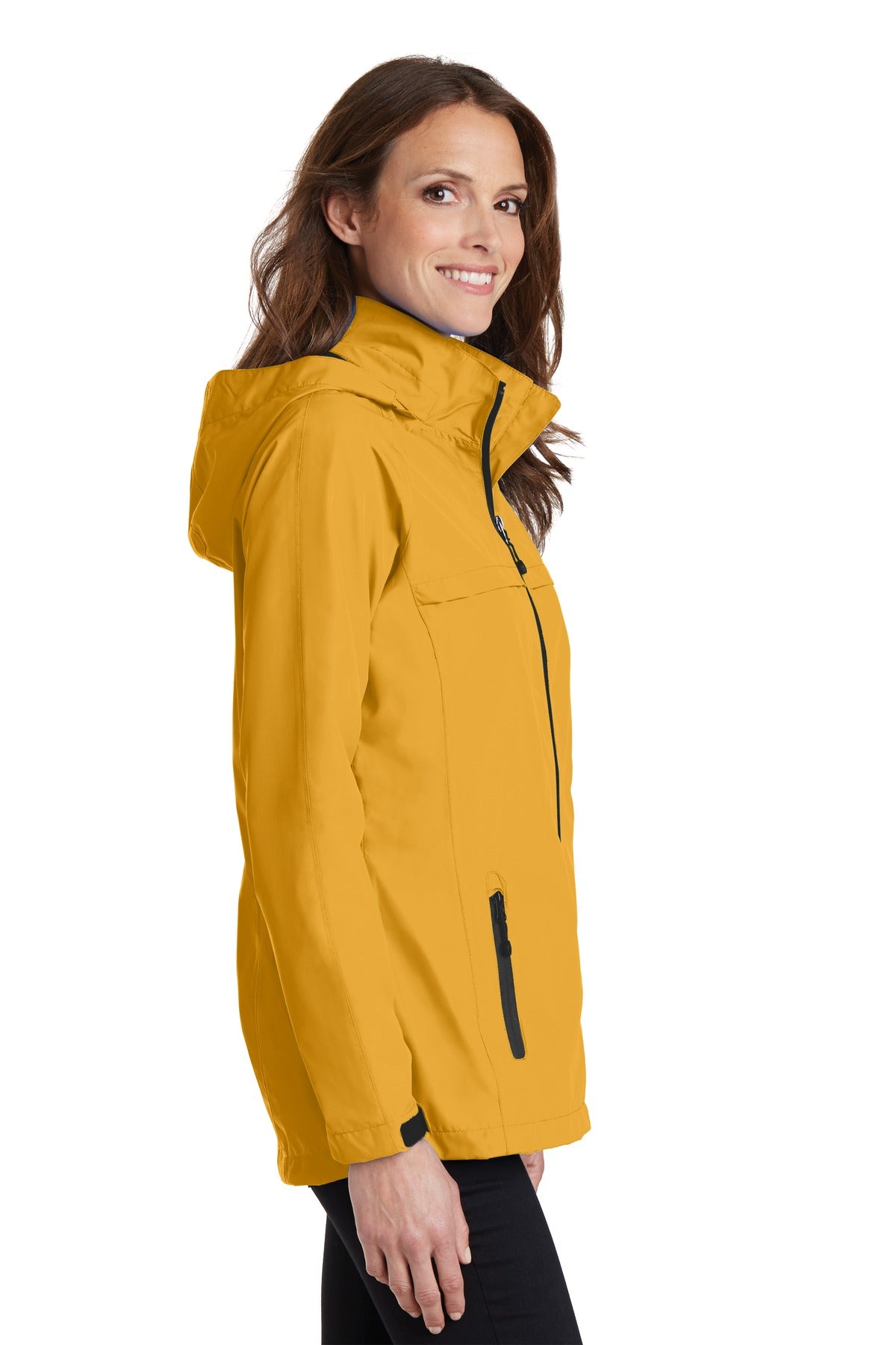 Port Authority Women's Torrent Waterproof Jacket. L333 - Slicker Yellow - side
