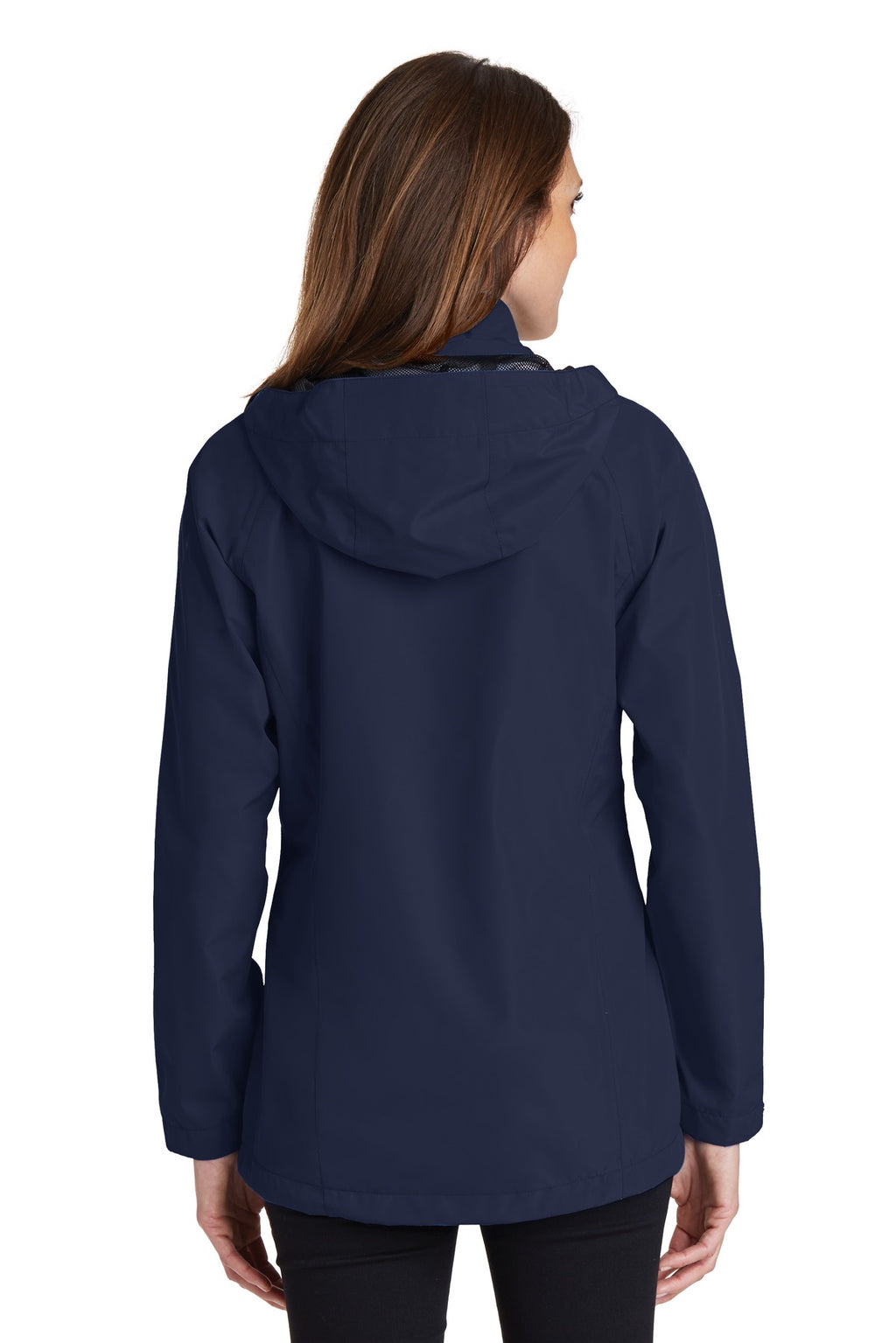 Port Authority Women's Torrent Waterproof Jacket. L333 - True Navy - back