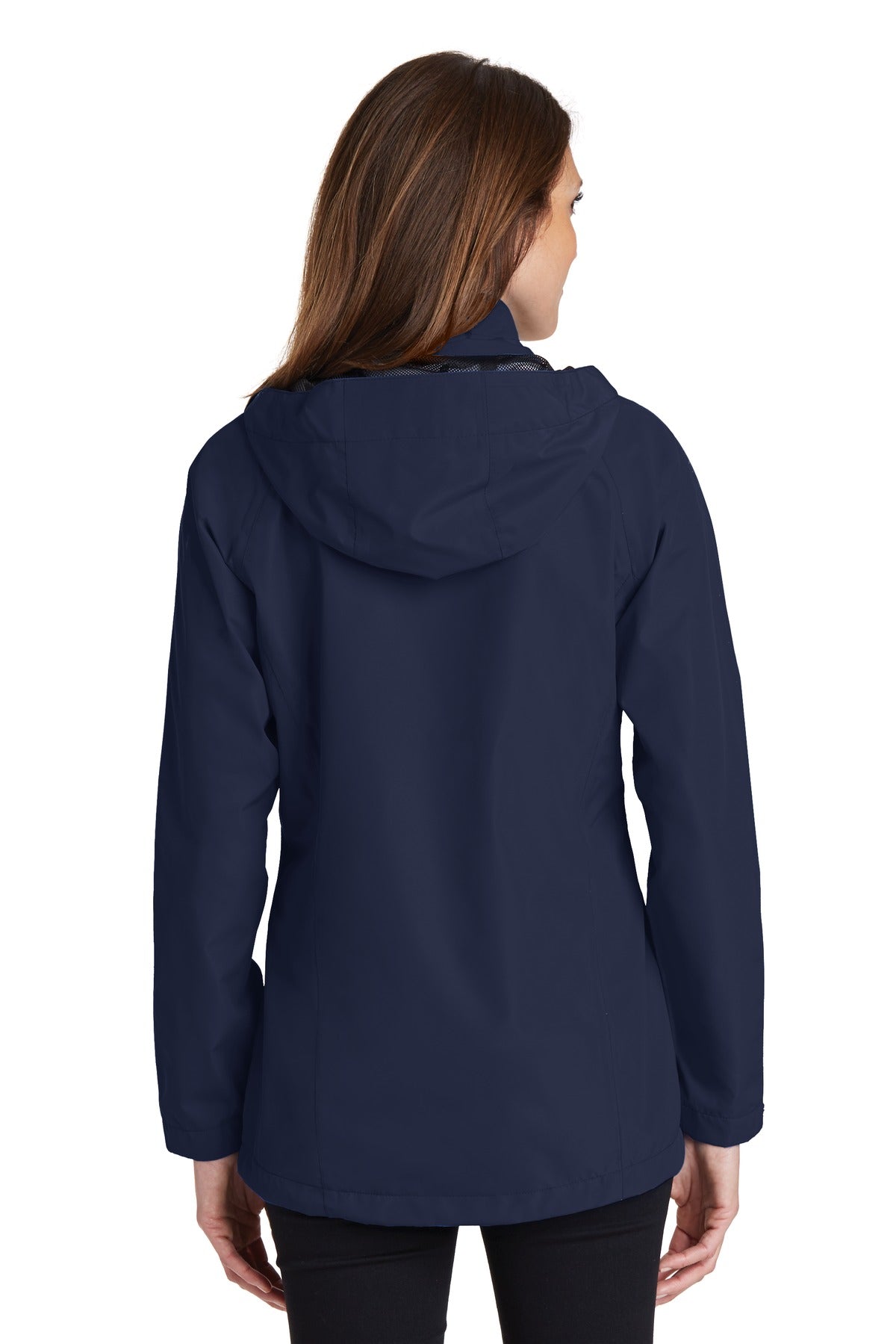 Port Authority Women's Torrent Waterproof Jacket. L333 - True Navy - back