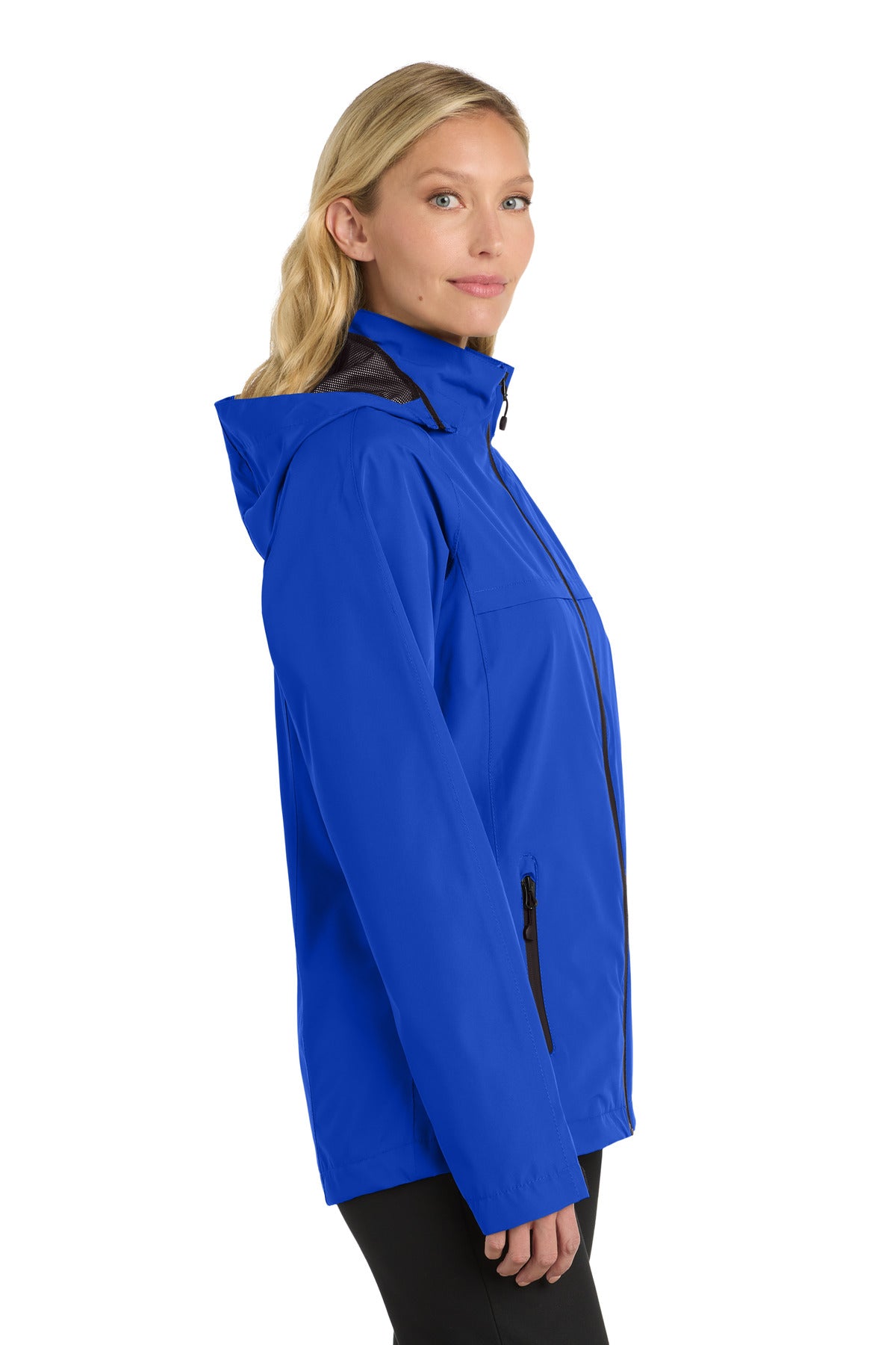 Port Authority Women's Torrent Waterproof Jacket. L333 - True Royal - side