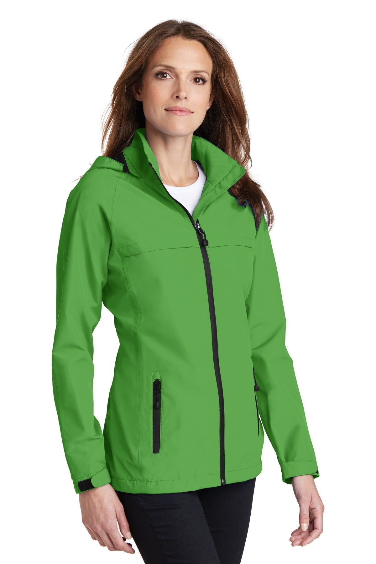 Port Authority Women's Torrent Waterproof Jacket. L333 - Vine Green - three_q