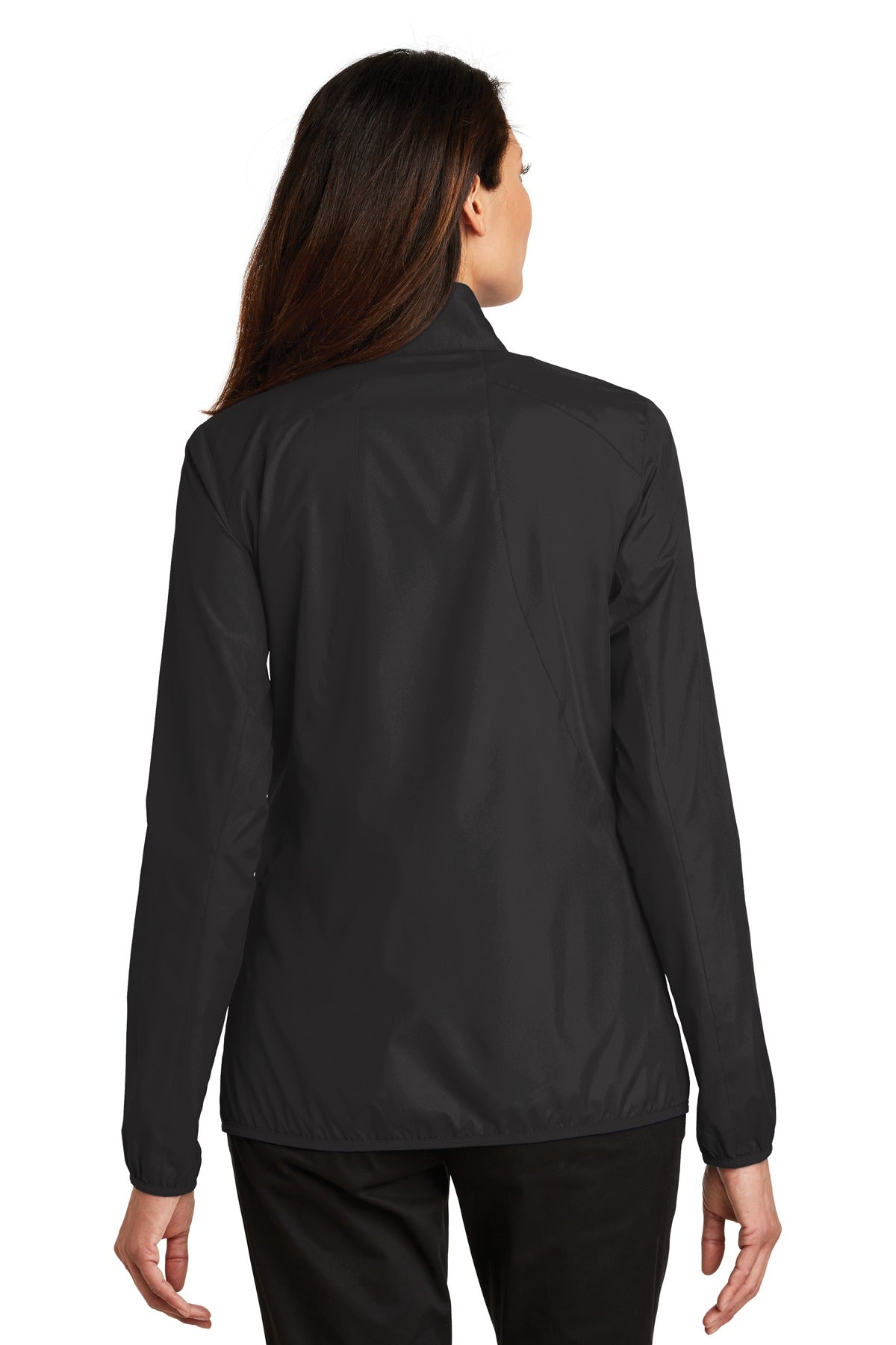 Port Authority Women's Zephyr Full-Zip Jacket. L344 - Black - back