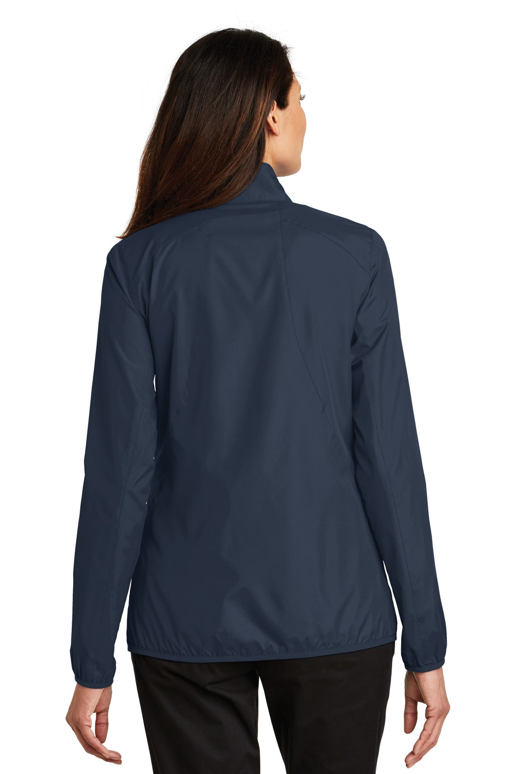 Port Authority Women's Zephyr Full-Zip Jacket. L344 - Dress Blue Navy - back
