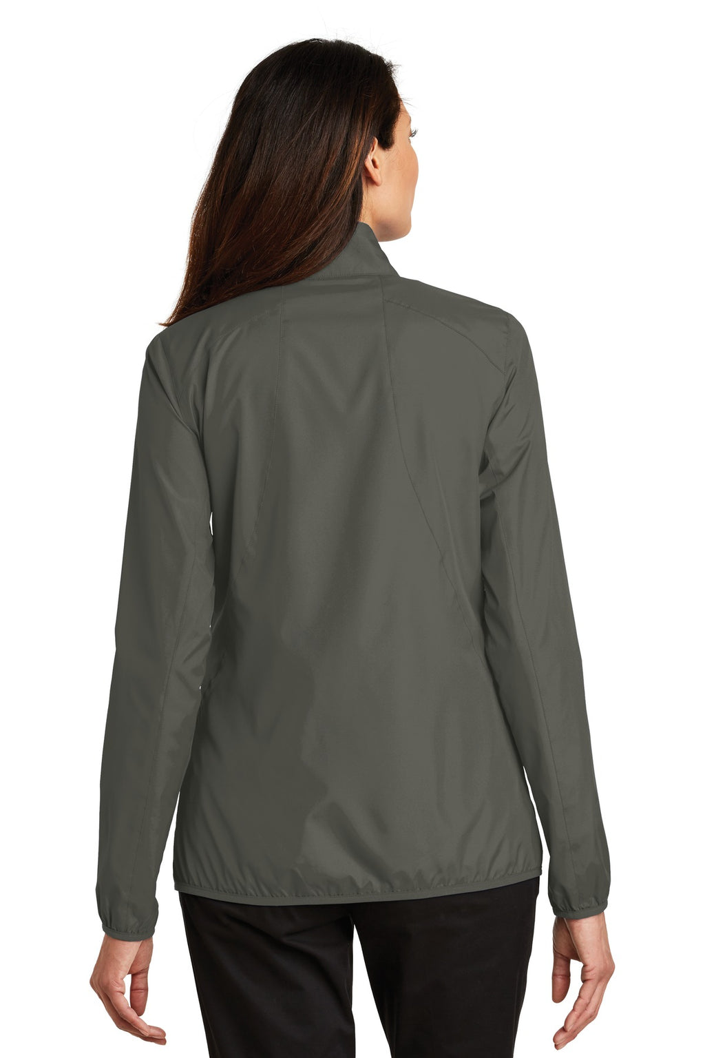 Port Authority Women's Zephyr Full-Zip Jacket. L344 - Grey Steel - back