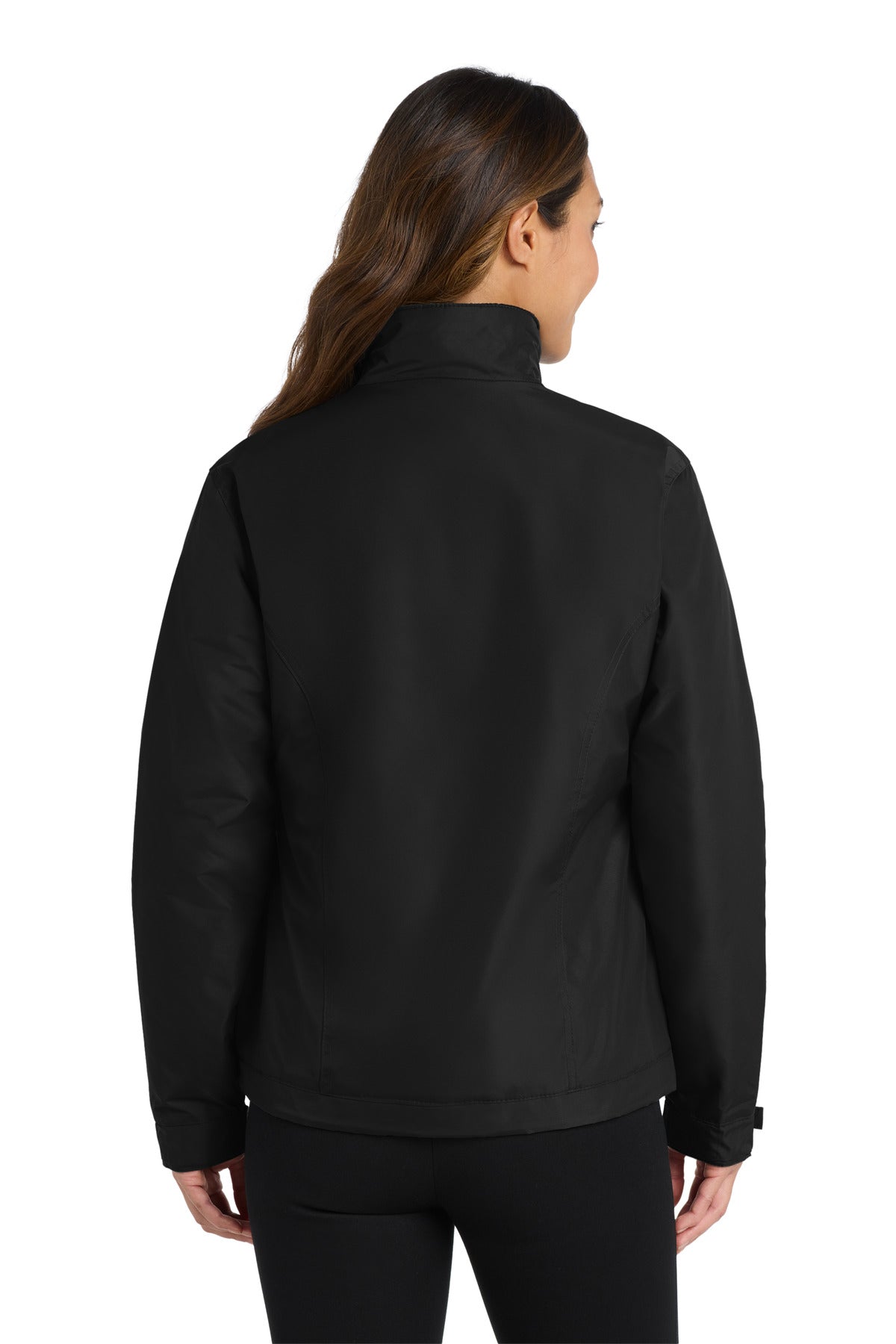 Port Authority Women's Challenger Jacket. L354 - True Black/ True Black - back