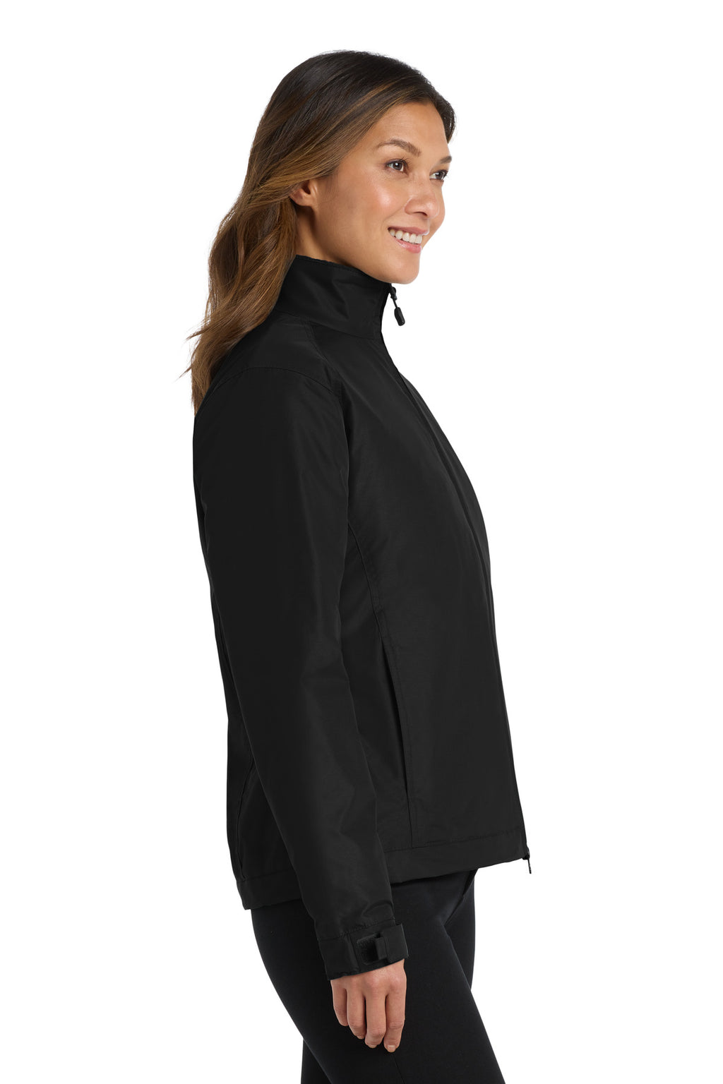 Port Authority Women's Challenger Jacket. L354 - True Black/ True Black - side