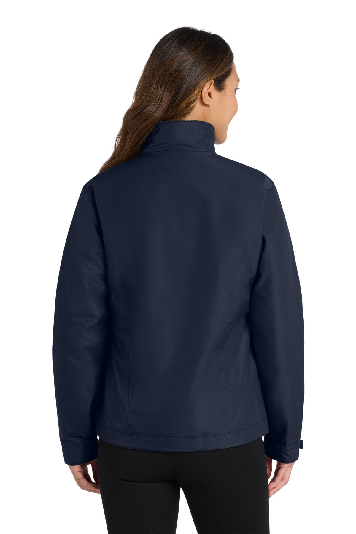 Port Authority Women's Challenger Jacket. L354 - True Navy/ True Navy - back