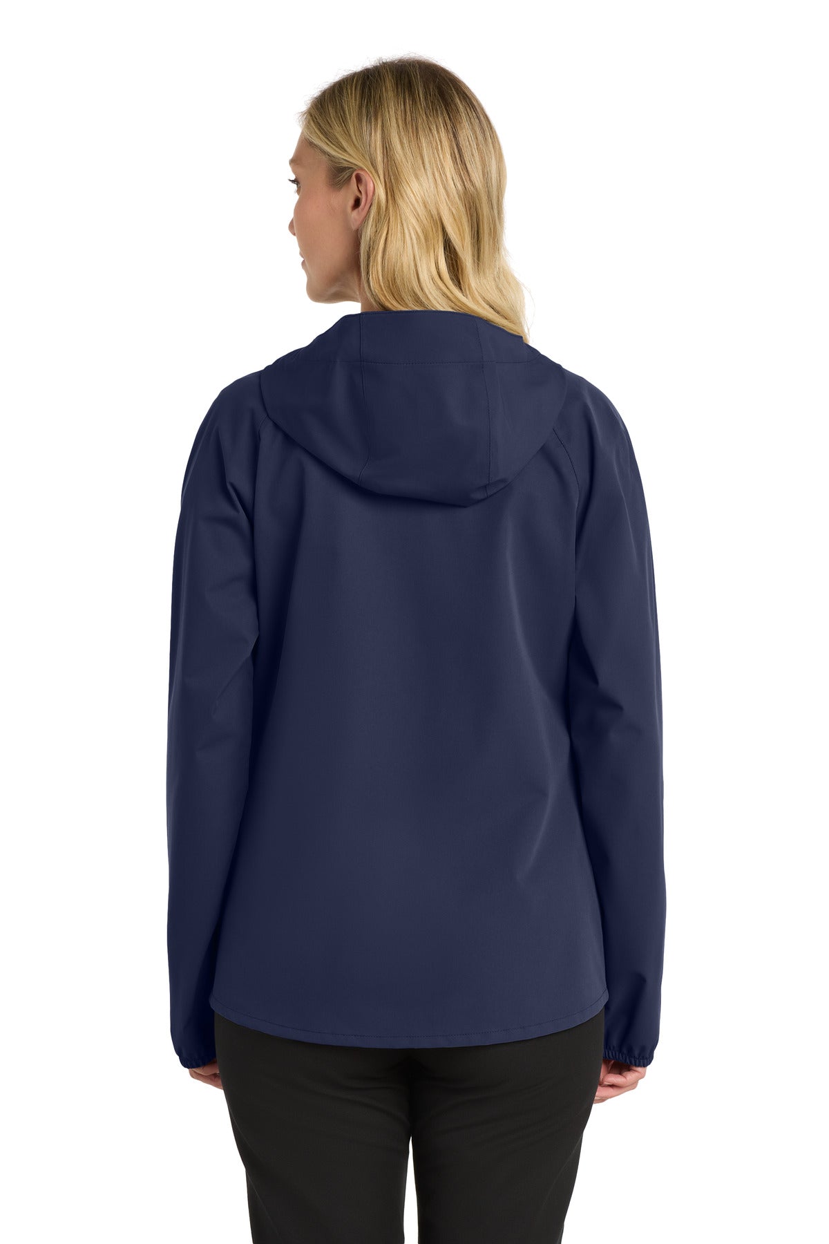 Port Authority Women's Essential Rain Jacket L407 - True Navy - back