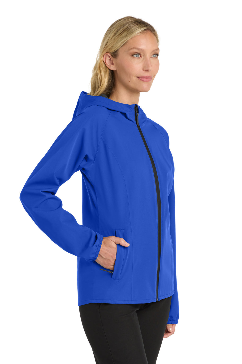 Port Authority Women's Essential Rain Jacket L407 - True Royal - side