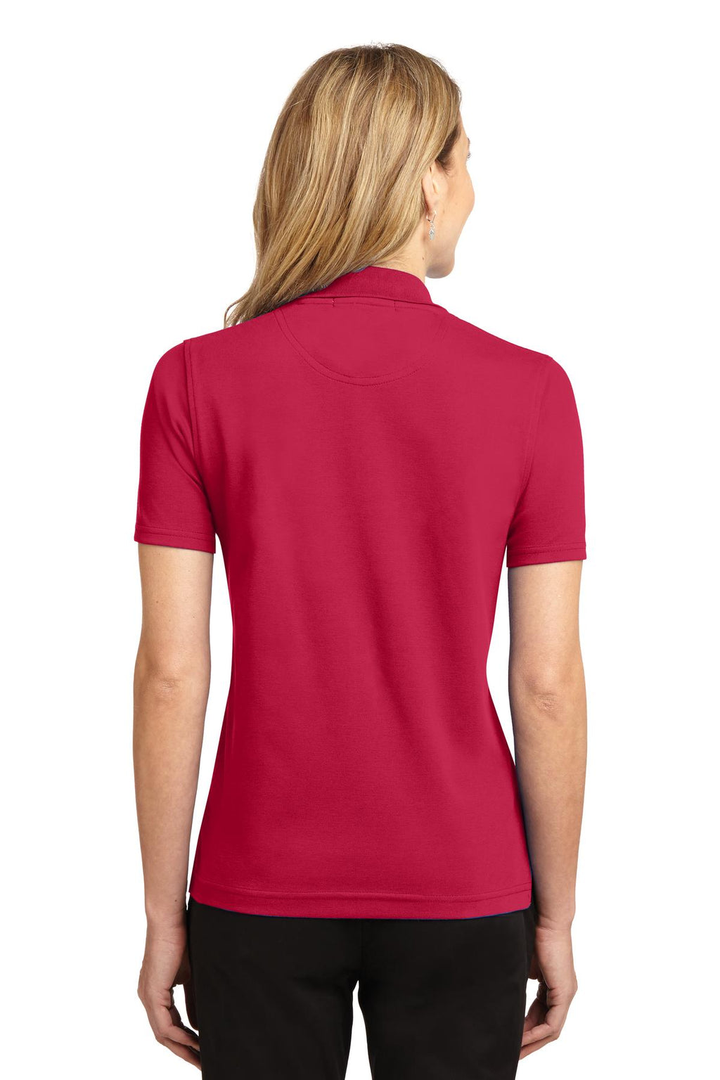 Port Authority Women's Rapid Dry Polo. L455 - Red - back