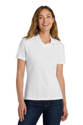 Port Authority Women's Rapid Dry Polo. L455 - White - front