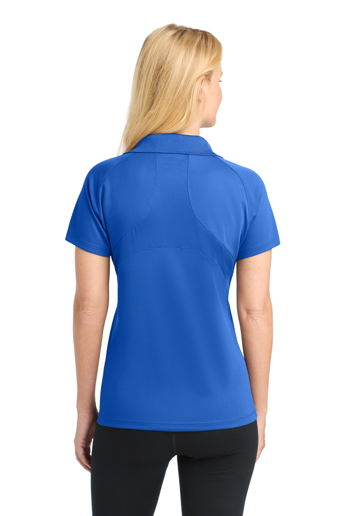 Sport-Tek Women's Dri-Mesh Pro Polo. L474 - Royal - back