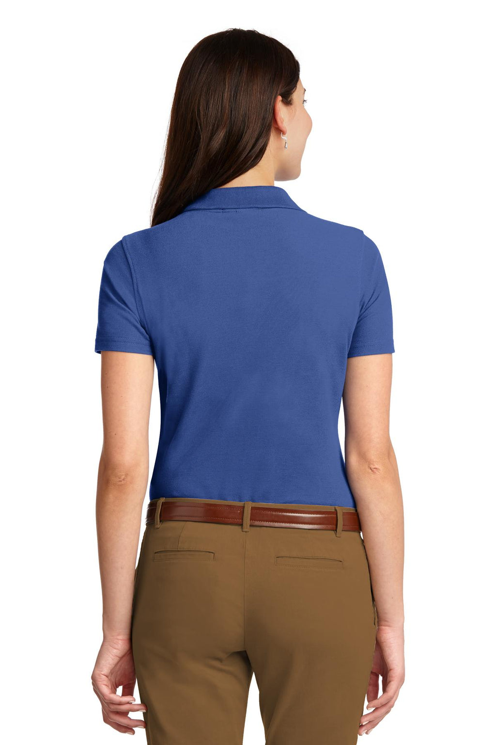 Port Authority Women's Stain-Resistant Polo. L510 - Royal - back