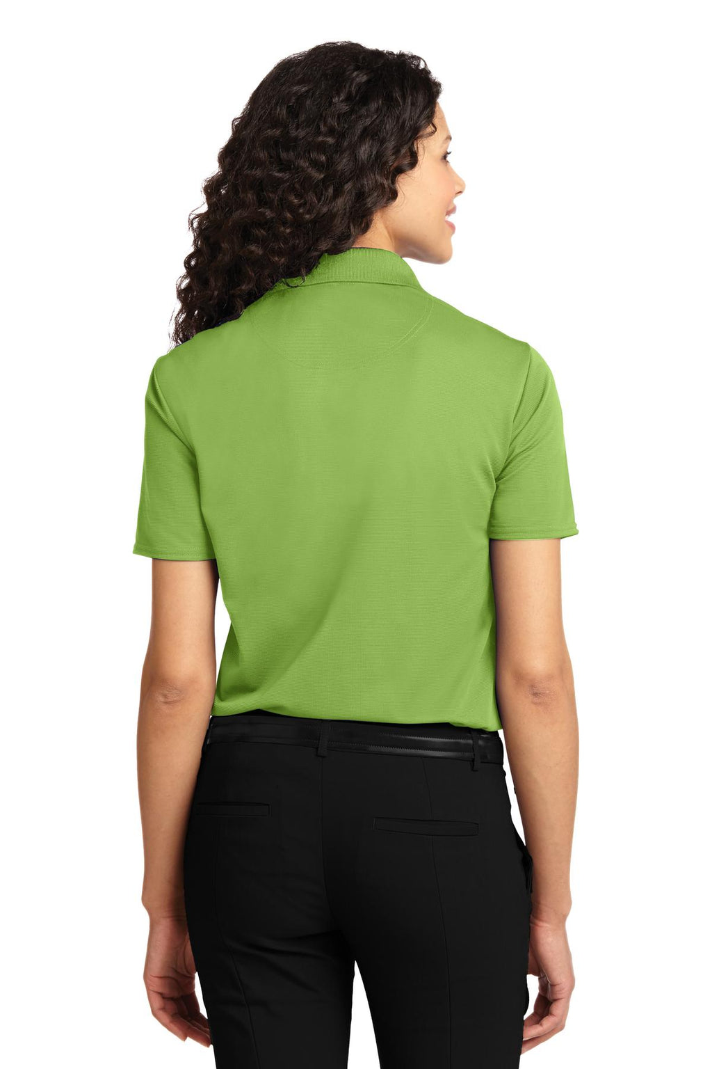 DISCONTINUED Port Authority Women's Dry Zone Ottoman Polo. L525 - Green Oasis - back