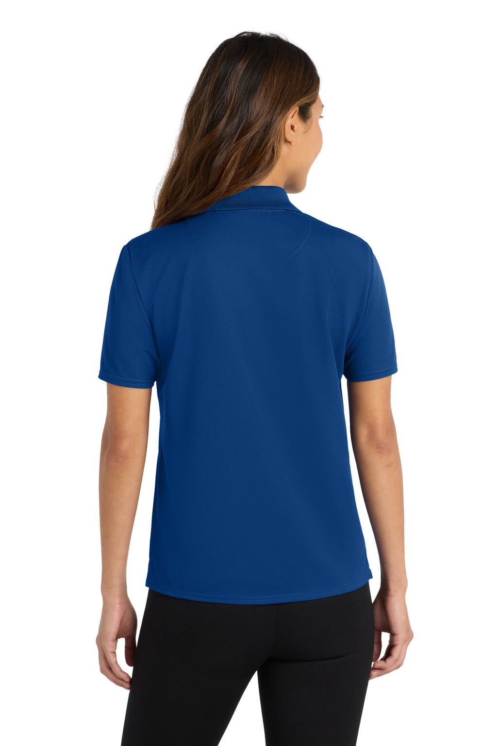 DISCONTINUED Port Authority Women's Dry Zone Ottoman Polo. L525 - Royal - back