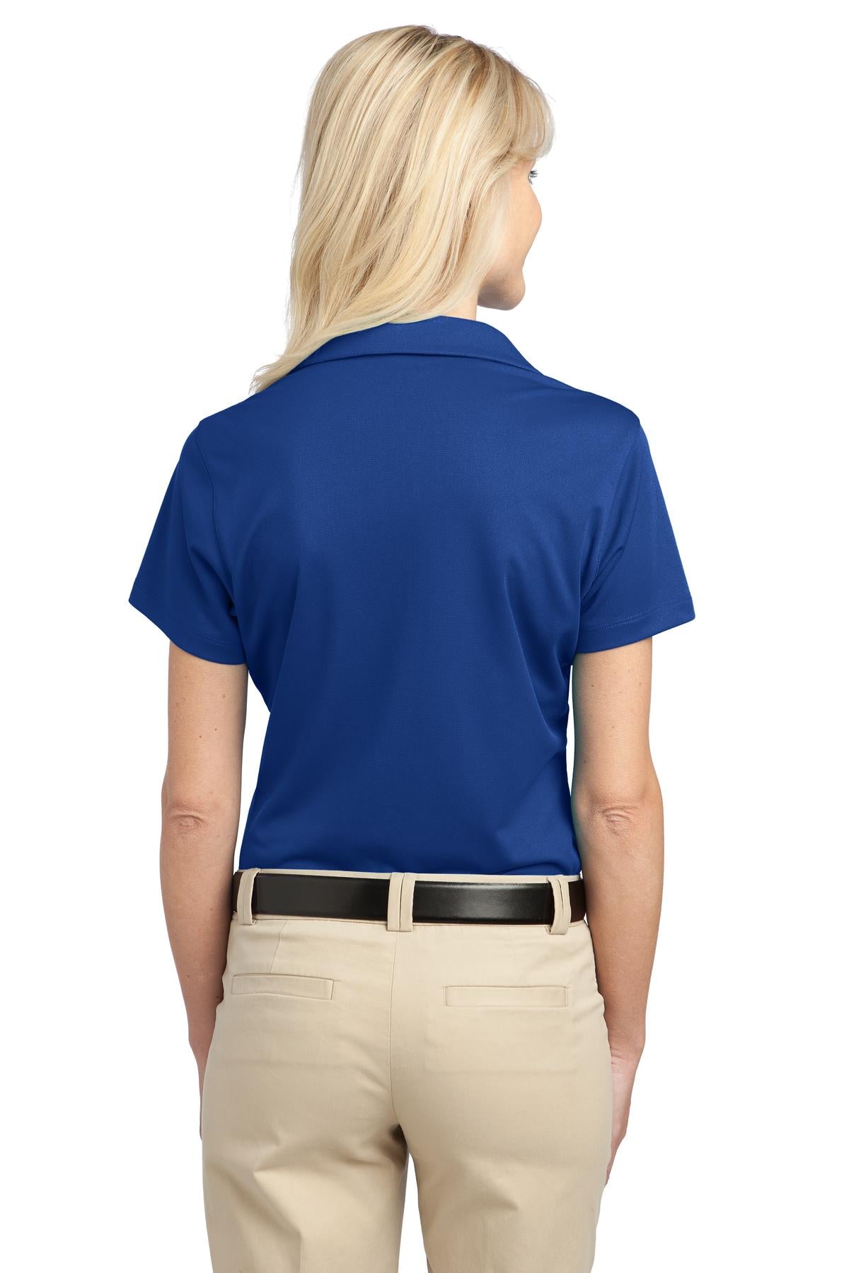Port Authority Women's Tech Pique Polo. L527 - Bright Royal - back