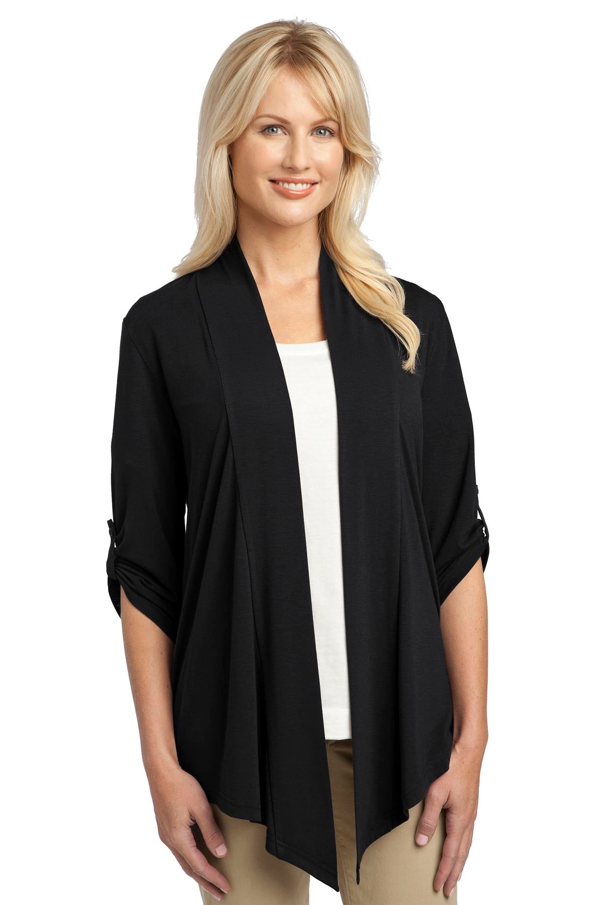 Port Authority Women's Concept Shrug. L543 - Black - front