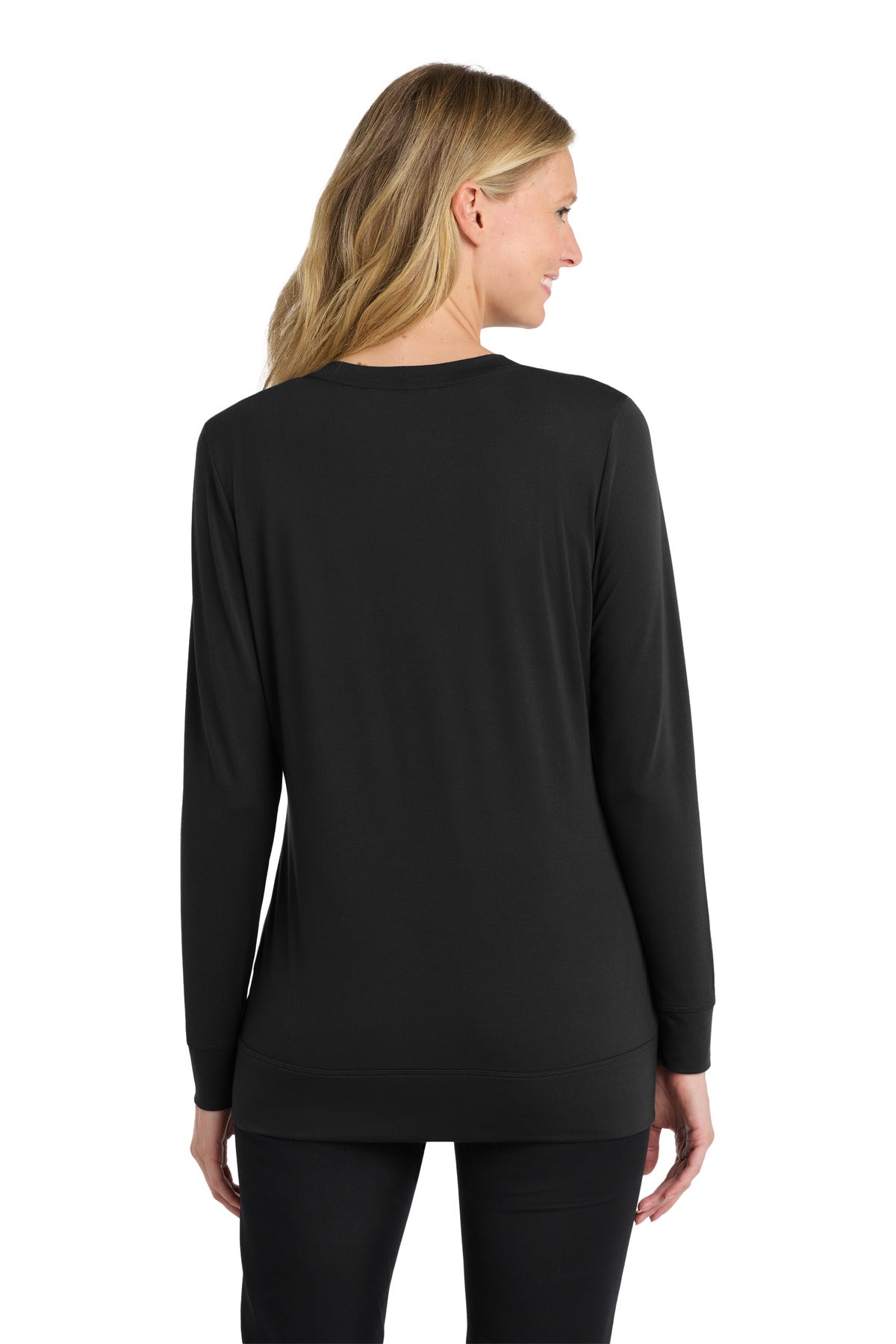 Port Authority Women's Concept Cardigan. L545 - Black - back
