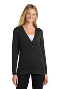 Port Authority Women's Concept Cardigan. L545 - Black - front