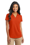 Port Authority Women's Dry Zone Grid Polo. L572 - Autumn Orange - front