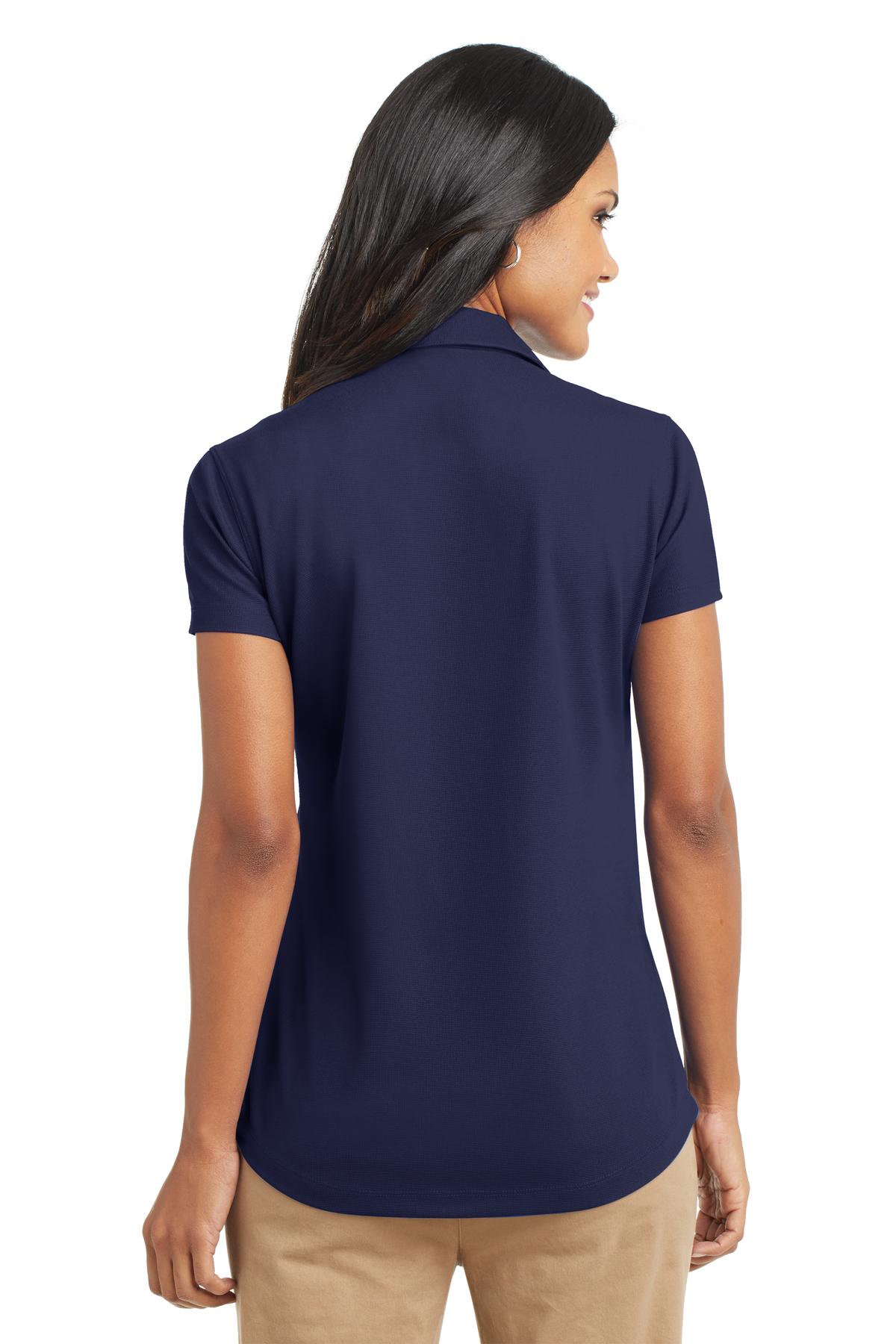 Port Authority Women's Dry Zone Grid Polo. L572 - True Navy - back