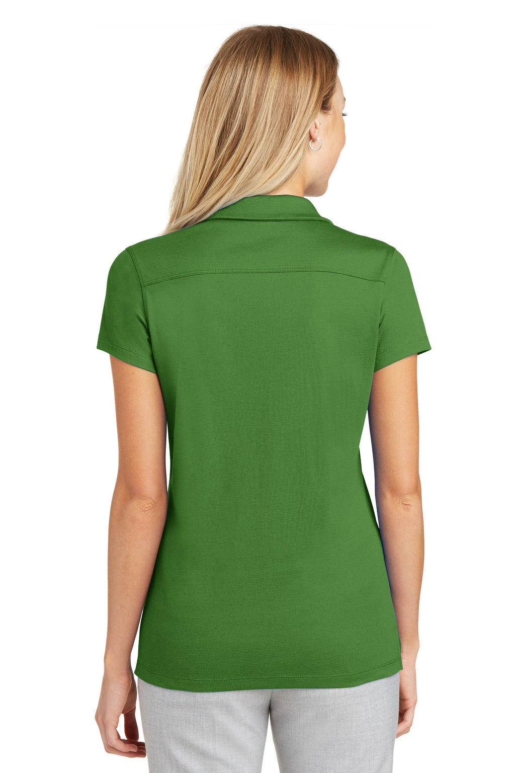 Port Authority Women's Rapid Dry Mesh Polo. L573 - Treetop Green - back