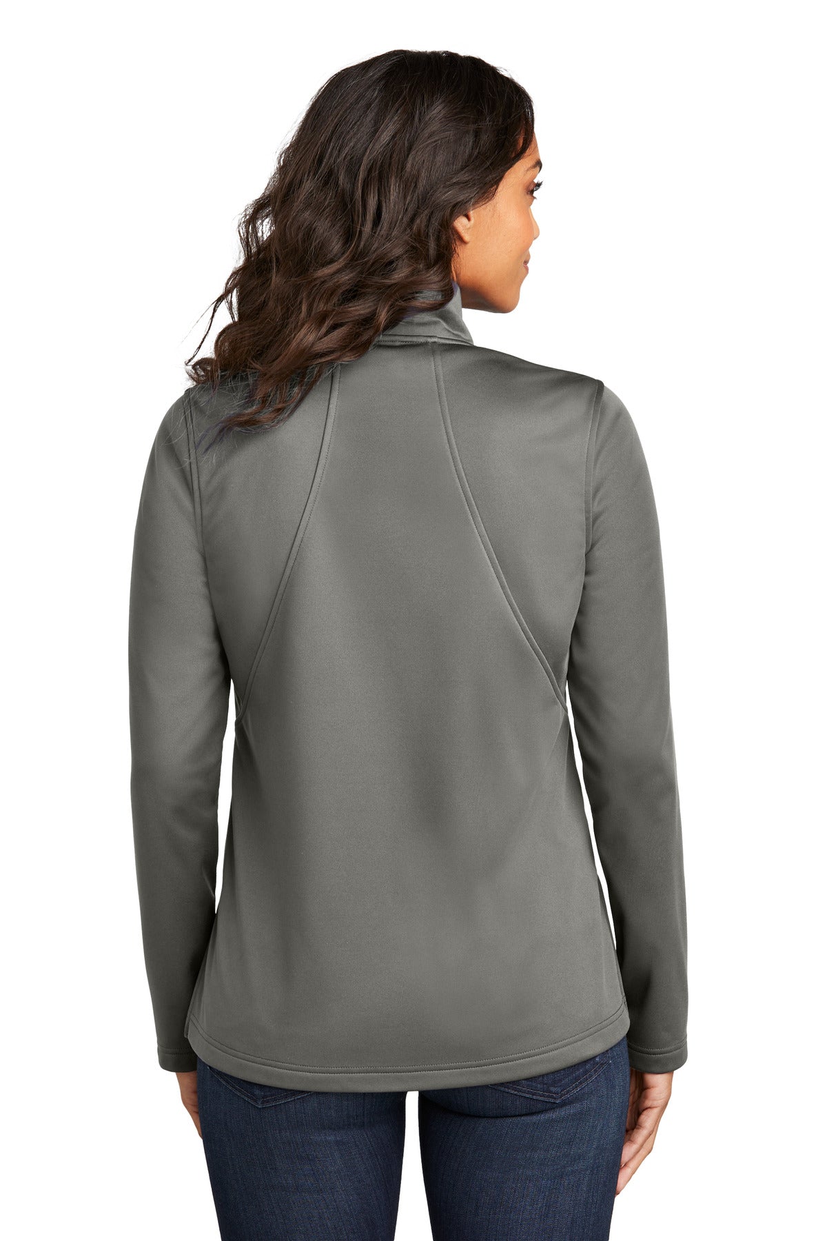 Port Authority Women's Flexshell Jacket L617 - Smoke Grey - back