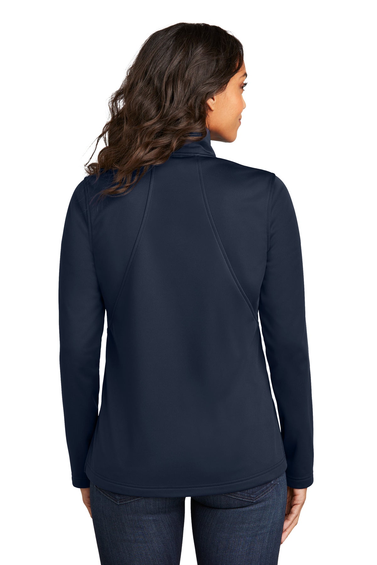 Port Authority Women's Flexshell Jacket L617 - True Navy - back