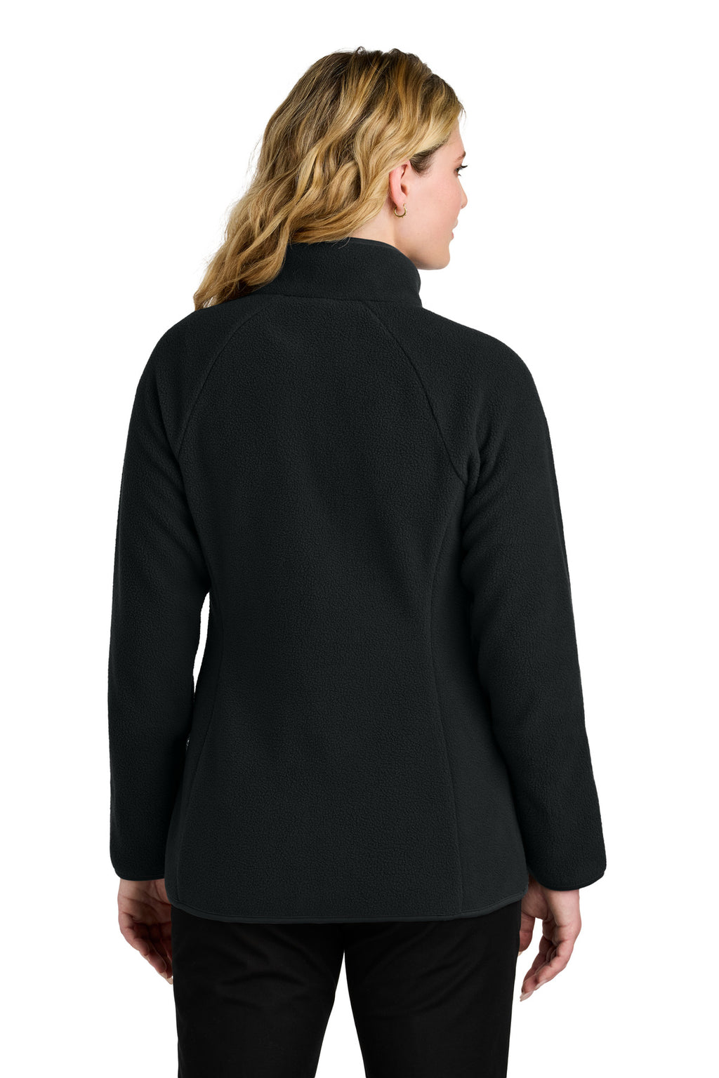 Port Authority Women's C-FREE Raglan Fleece L700 - Deep Black - back
