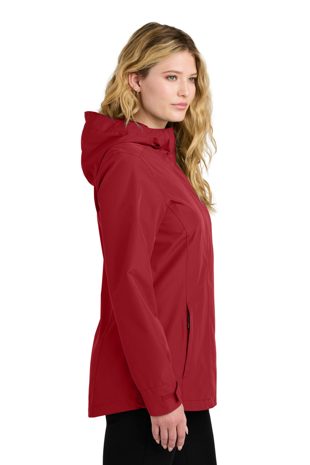 Port Authority Women's C-FREE Rain Jacket L714 - Rich Red - side