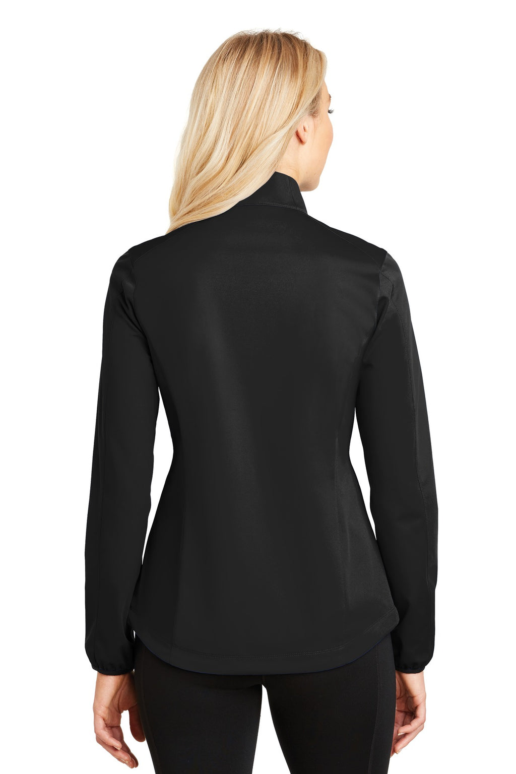 Port Authority Women's Active Soft Shell Jacket. L717 - Deep Black - back