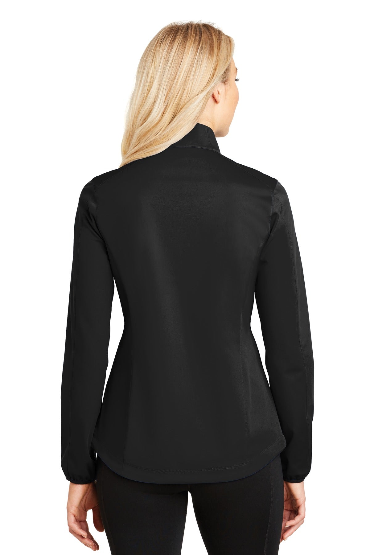 Port Authority Women's Active Soft Shell Jacket. L717 - Deep Black - back