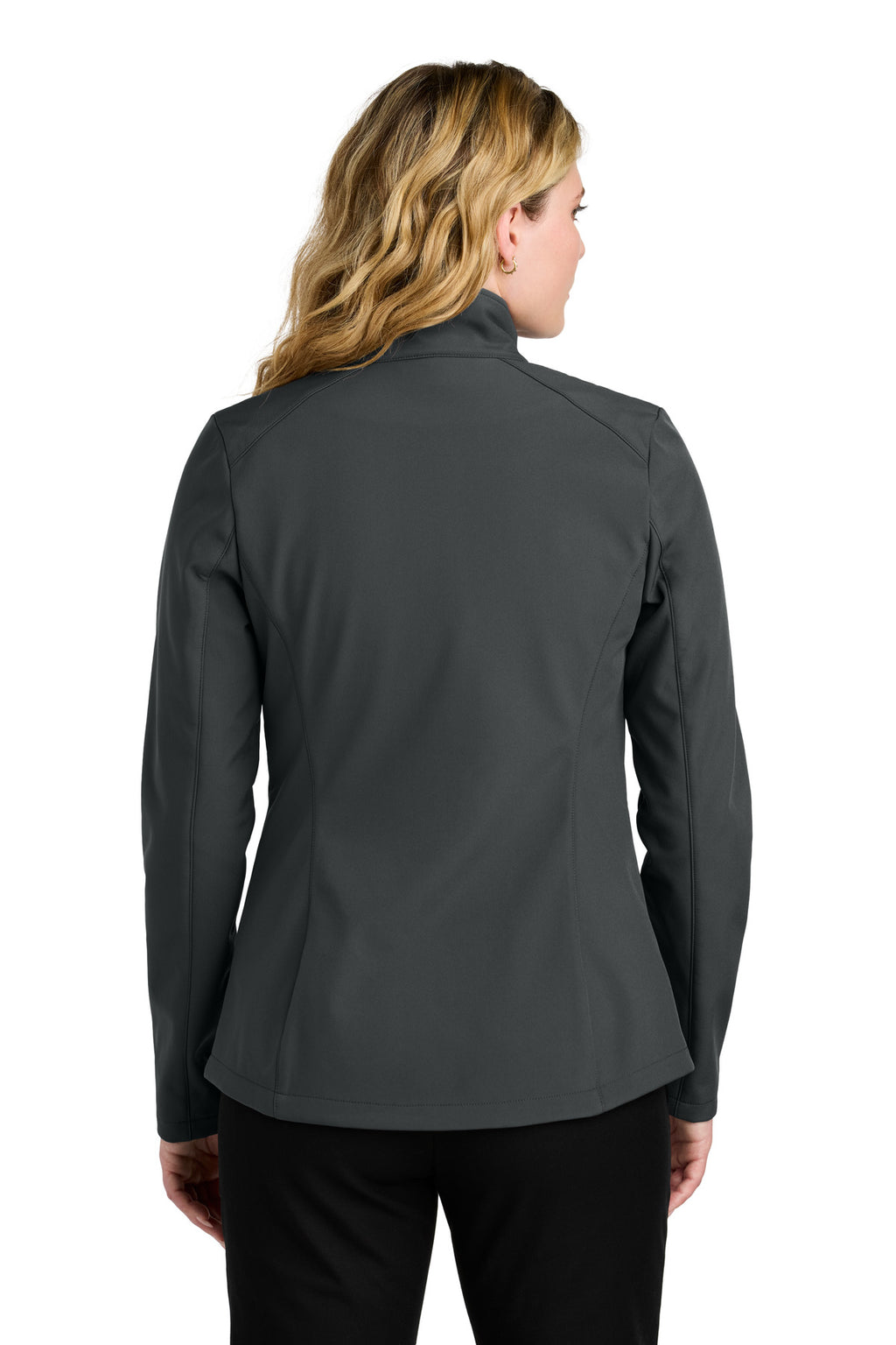 Port Authority Women's C-FREE Core Soft Shell L720 - Grey Steel - back
