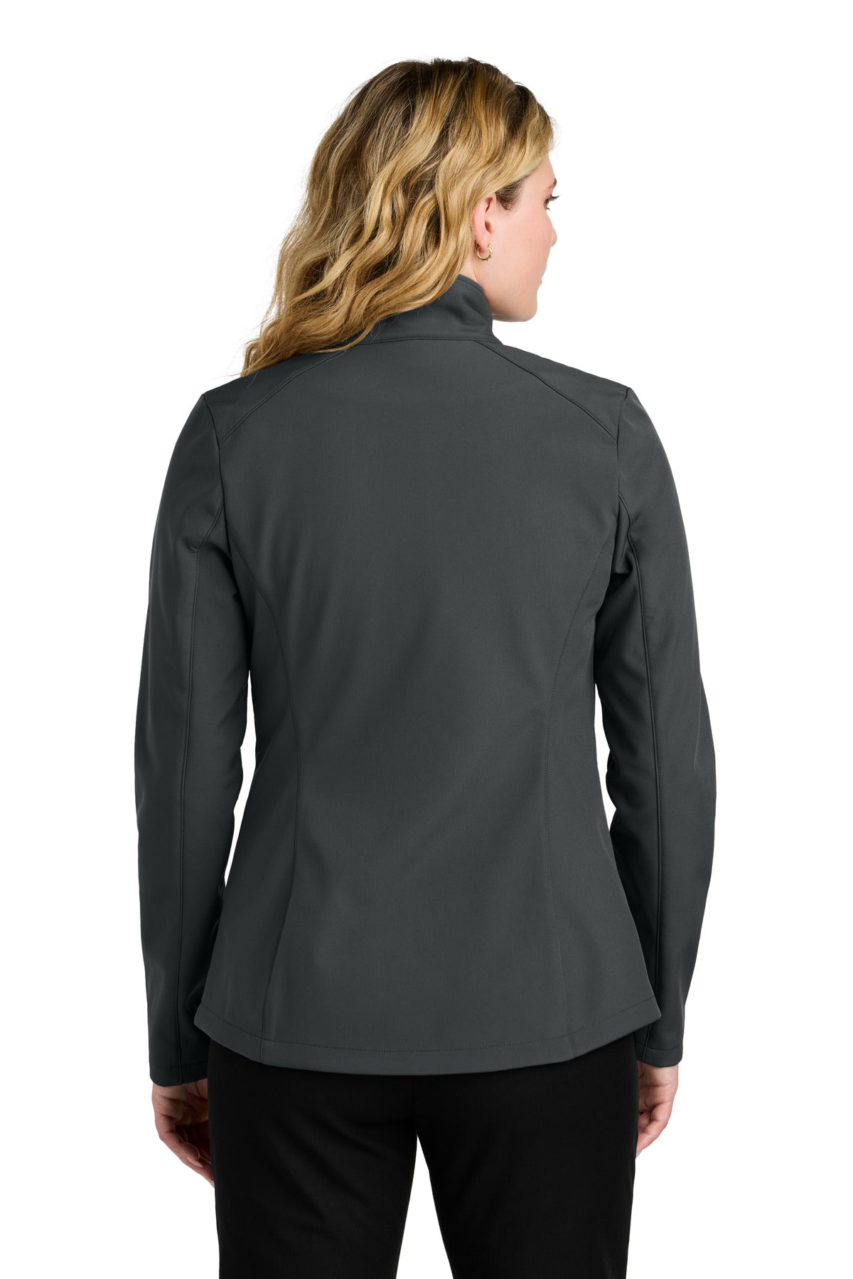 Port Authority Women's C-FREE Core Soft Shell L720 - Grey Steel - back