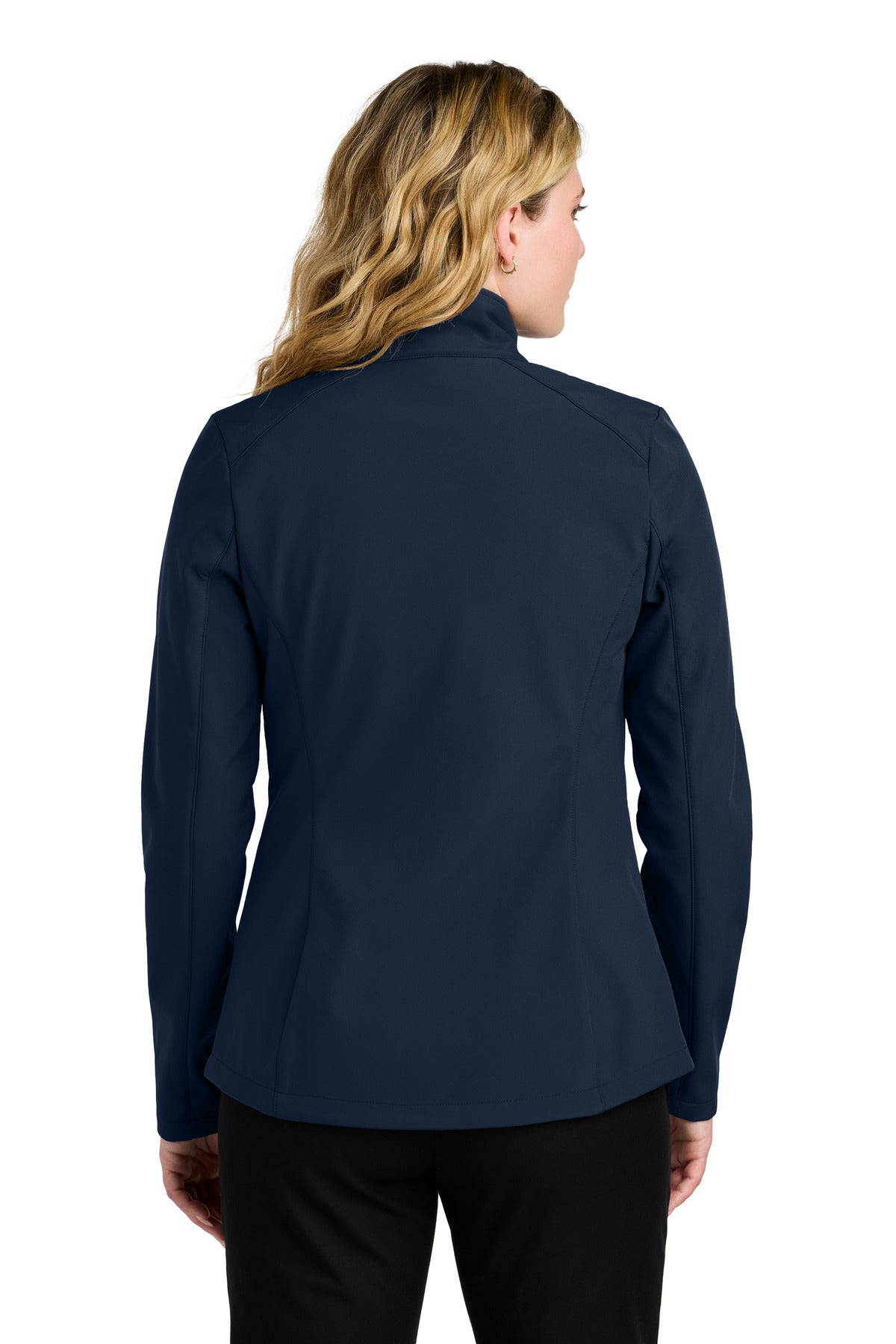 Port Authority Women's C-FREE Core Soft Shell L720 - True Navy - back