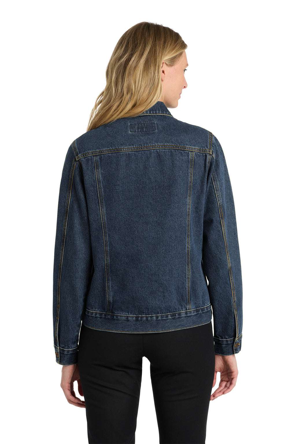 Port Authority Women's Denim Jacket. L7620 - Denim Blue - back