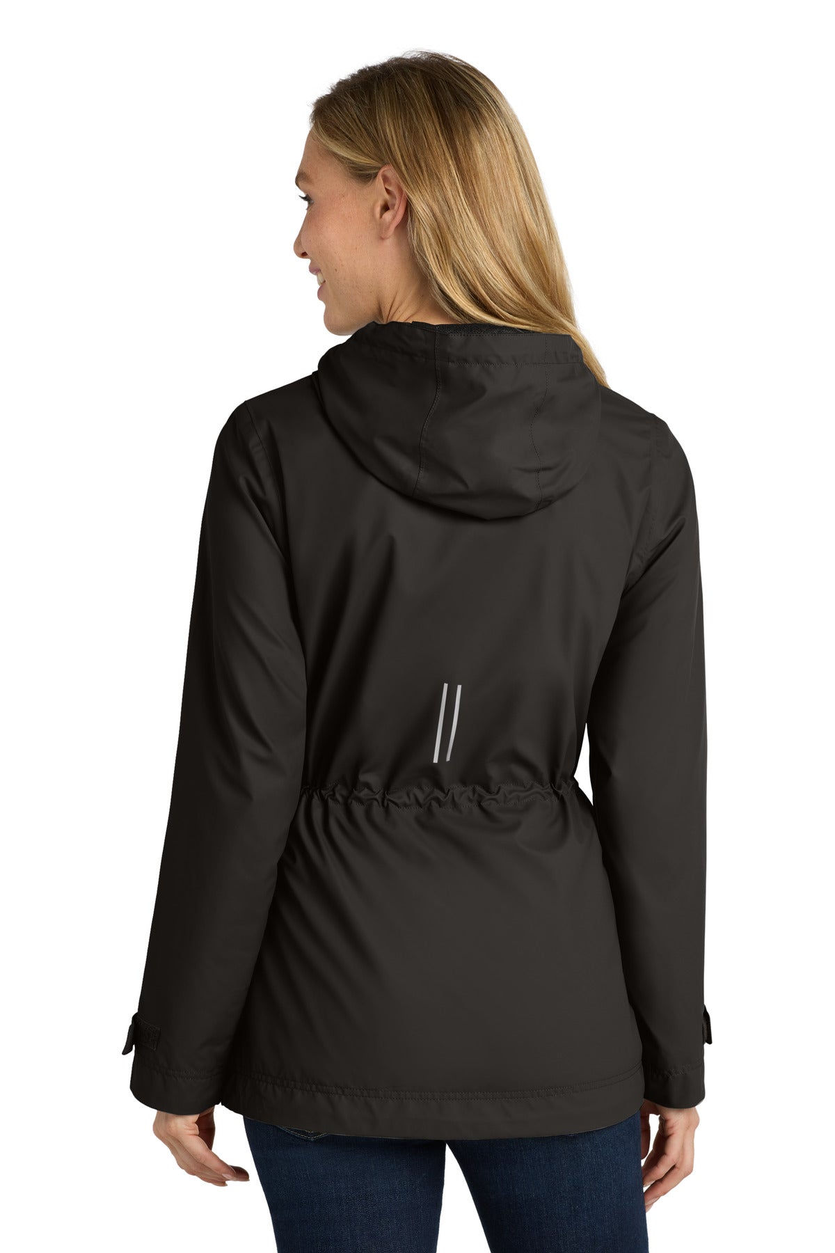 Port Authority Women's Northwest Slicker. L7710 - Black - back