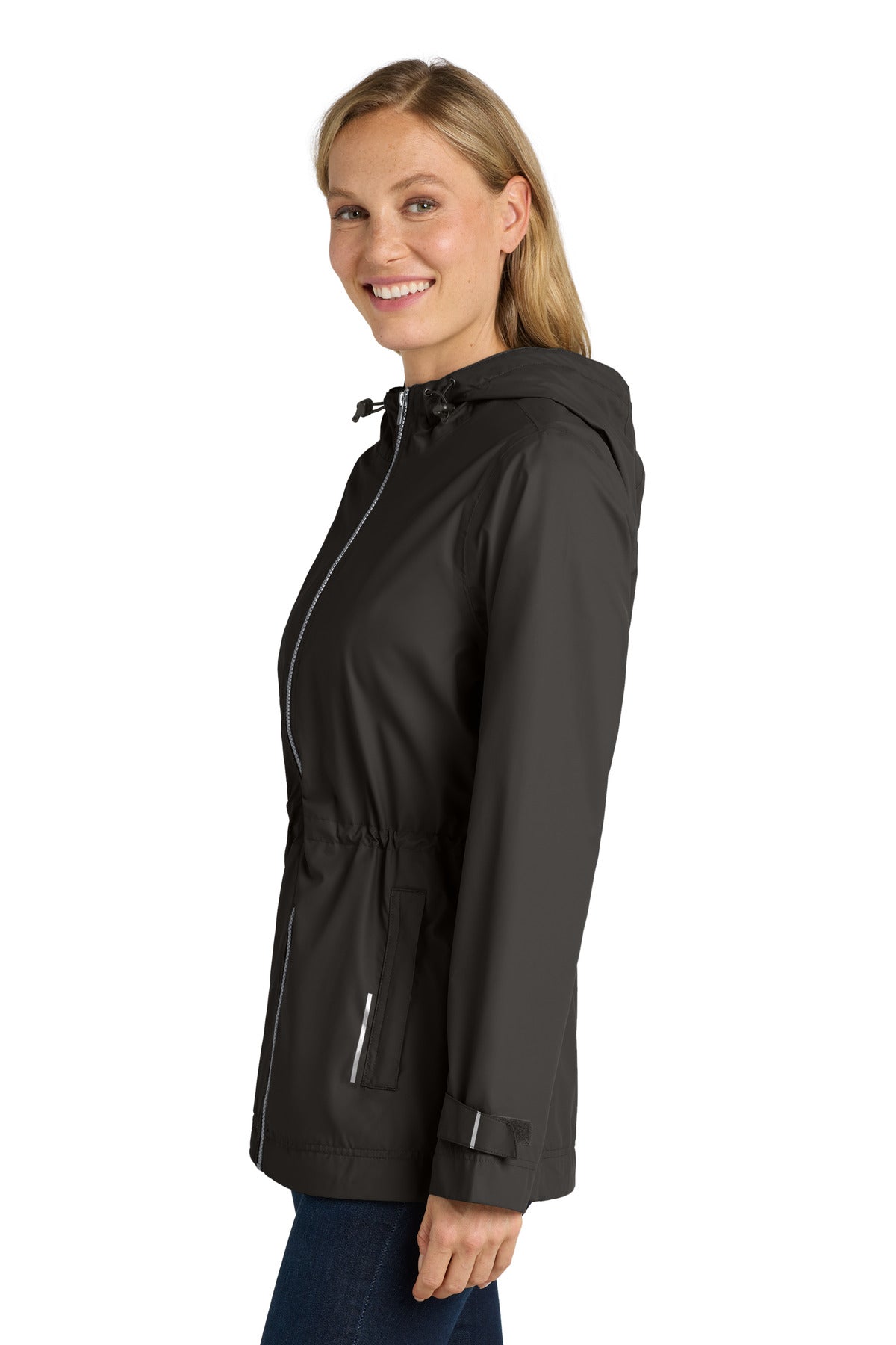 Port Authority Women's Northwest Slicker. L7710 - Black - side