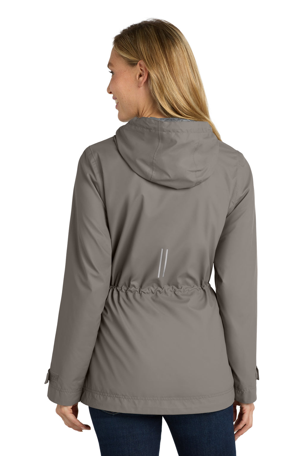 Port Authority Women's Northwest Slicker. L7710 - Northern Grey - back